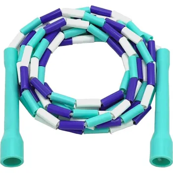 Švihadlo Korálkové švihadlo Compact - tyrkysovo fialovo bílé