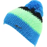 Zimní čepice BLIZZARD-Tricolor, black/green/blue W Modrá UNI