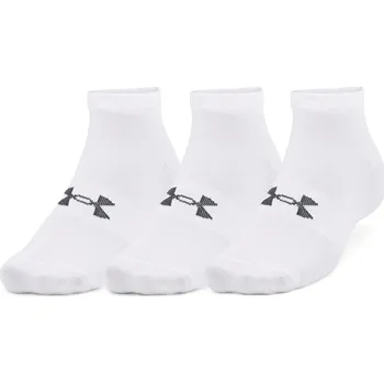 Ponožky UNDER ARMOUR-UA Essential Low Cut 3 pack-WHT-1365745-100 Bílá 42/47