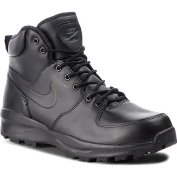 Dívčí obuv Pánská vycházková obuv NIKE-Manoa Leather black/black/black Černá 45,5