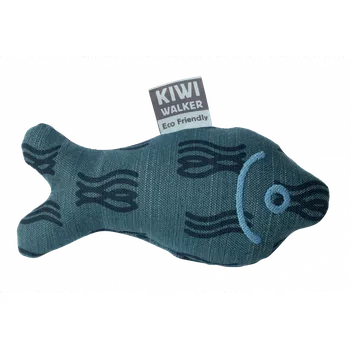 Hračka pro psa Plyšová hračka z recyklovaných materiálů Ryba Water modrá