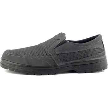 Pánské polobotky Mokasína Aurelia MC 018 černá, velikost 45