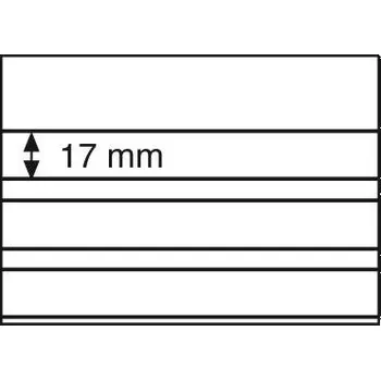 Obal pro sběratelský předmět Leuchtturm volná karta VK 3 - 158x113 mm, 3 řádky s přebalem