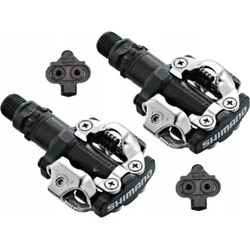 Pedál na kolo Cyklistické pedály SHIMANO PD-M520 SPD, černé kufry