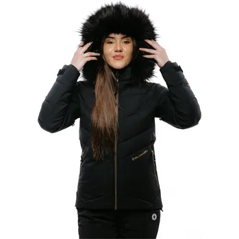 Dámská lyžařská bunda s kapucí BLIZZARD-W2W Ski Jacket Lavarone, black Černá S