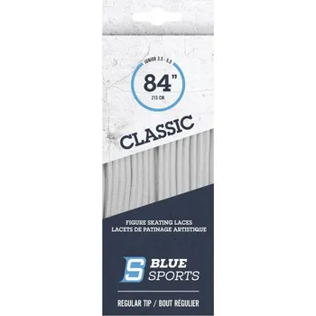 Šňůrky do bruslí BLUE SPORTS-CLASSIC I Bílá 212 cm