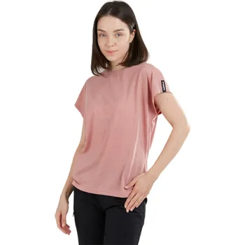 Dámské turistické triko s krátkým rukávem FUNDANGO-Rush T-shirt-385-mauve Červená XS