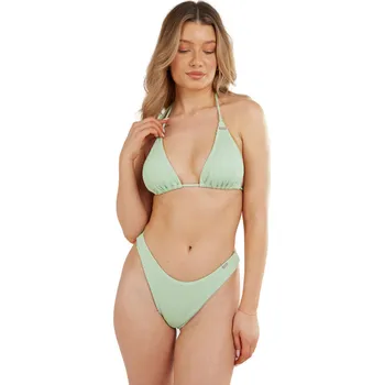 Dámské plavky Dámské plavky vrchní díl FUNDANGO-Innisfil Triangle Jacquard Top-521-pool green Zelená M