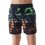 Chlapecké plavky 4F JUNIOR-BOARD SHORTS-4FJWSS24UBDSM067-96S-MULTICOLOUR 6 Mix 134/140
