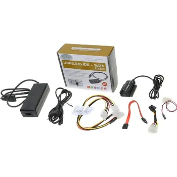 Datové redukce PremiumCord USB 2.0 IDE + SATA adaptér ku2ides