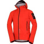 Pánská turistická softshellová bunda NORTHFINDER-FABIO-363redorange Červená M
