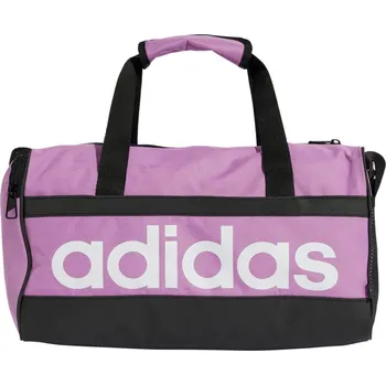 Spona na peníze Dámská cestovní taška ADIDAS-LINEAR DUF XS PREPUR/WHITE Růžová 14 L