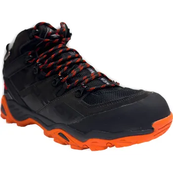 Pánská treková obuv Pánská kotníková turistická obuv EVERETT-Neset black/red Černá 43