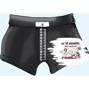 Trenýrky Trenky s metrem-Co tě nezabije M černá