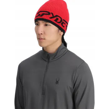 Čepice Zimní čepice Spyder Logo Červená