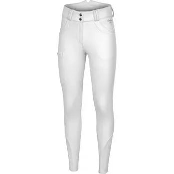 Dámské kalhoty Dámské jezdecké kalhoty (bryczesy) EQUESTRIAN QUEEN Bexley 24AW zimní bílé, velikost 42