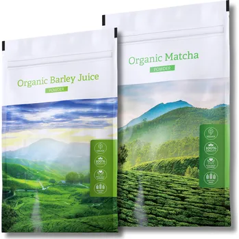 Přírodní produkt Energy Organic Barley juice Powder + Organic Matcha Powder