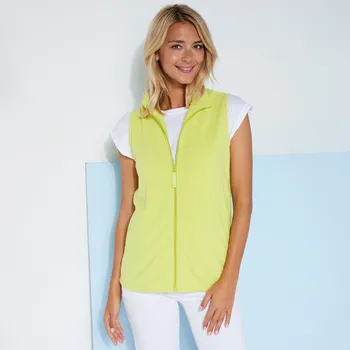 Dámská vesta Fleecová vesta na zip anýzová 42/44