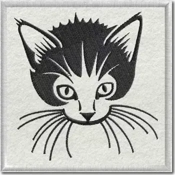 Nášivka Pelisport Nášivka hlava kočky 8 x 8 cm
