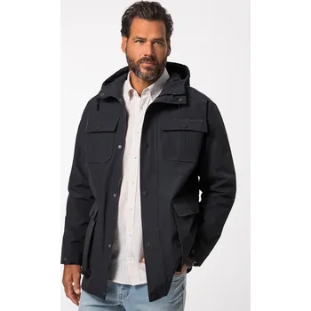 Pláštěnka JP1880, Plus size Pláštěnka, nepromokavá, kapuce, skrytý zip, do 8XL pro plnoštíhlé nadměrná velikost, 828706130-1452, modrý, 3XL, Plus size oblečení, Oblečení pro vysoké muže, Nadměrné velikosti, Oblečení pro plnoštíhlé.