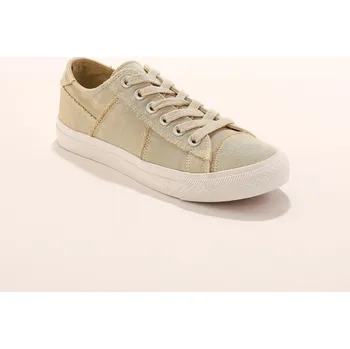Dámské tenisky Plátěné tenisky s prošitím a v opraném vzhledu béžová 36