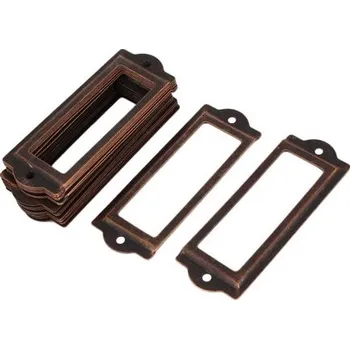 Jmenovka na dveře 59 x 23 mm - Bronzová