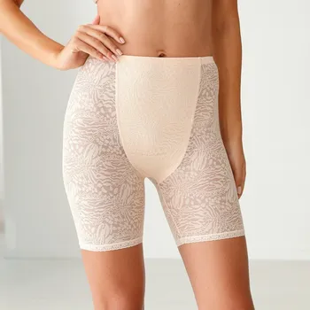 Dámské stahovací prádlo Bezešvé kalhotky panty ze strečové krajky tělová 54