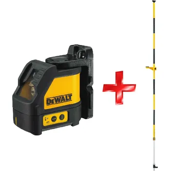 Měřicí přístroj DW088KPOL DeWALT Samonivelační křížový laser s rozpěrnou tyčí DE0882