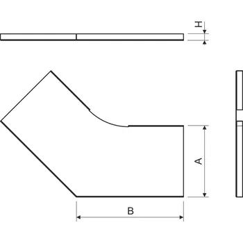 Elektroinstalační materiál KOPOS KOLÍN a.s. VÍKO OBLOUKU 45 5162 MARS NVO 45X500_S