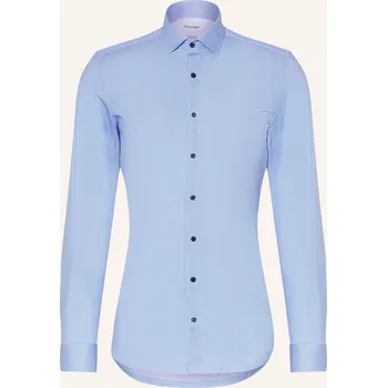 Olymp Pánská Košile No. Six Super Slim, modrá, 37