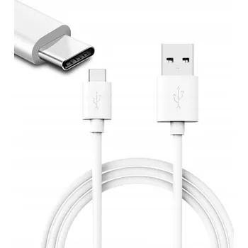 Datový kabel Kabel Aristex USB - USB-C 1 m bílý