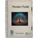 Dřevěné puzzle Strom života A3