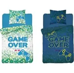 DETEXPOL Povlečení Game Over svítící Bavlna, 140/200, 70/80 cm