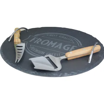 Kuchyňský mlýnek Astoreo Servírovací prkénko na sýry černá 30 cm