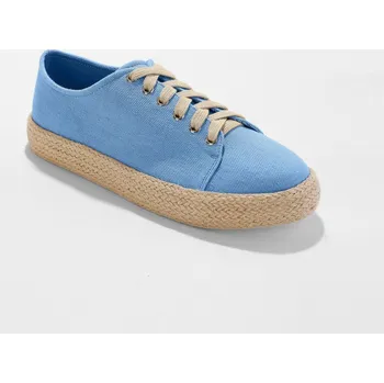 Dámské tenisky Tenisky s bílou podrážkou denim 38