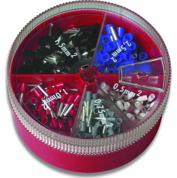 Kabelové oko NÁŘADÍ CIMCO s.r.o. Sada izol. dutinek 0,5-2,5 CI181503