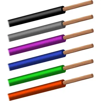 elektrický kabel PRAKAB PRAŽSKÁ KABELOVNA, a.s. Vodič H07V-K 4 SM světle modrý