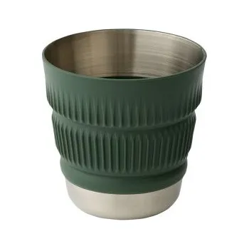 Sea to Summit Detour Stainless Steel Collapsible Mug Laurel Wreath Green zelená