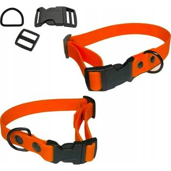 Obojek pro psa OBROŽKA PRO VELKÉ PSY ODOLNÁ ŠPÍNĚ MĚKKÁ VODĚODOLNÁ BIOTHANE HEXA L