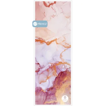 Přehoz na lůžko CRYSTAL protiskluzový přehoz na cvičení se silikonovými body (ručník na jógu)