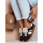 Dámské černé tenisky s plochou gumovou podrážkou SNIKARI ZY0643 Velikost: 38