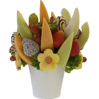 Dárkový potravinový koš Jedlá kytice Večerní potěšení Velikost produktu: Malá 1,4 kg