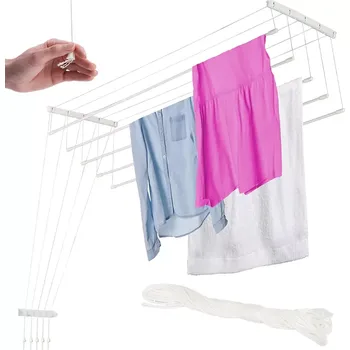 Sušák na prádlo Stropní sušák na prádlo 180 cm, 5 tyčí