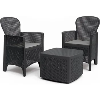 Zahradní sestava BIBL Sestava TREE ratan, antracit