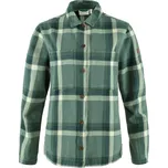košile dámská FJÄLLRÄVEN Singi Flannel Overshirt W Patina Green-Deep Patina - M