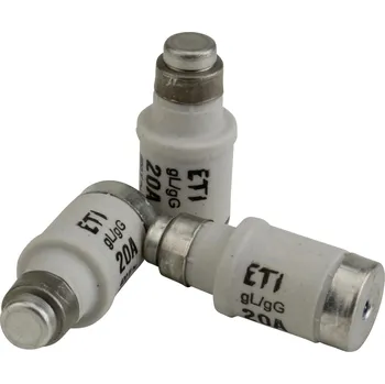 pojistka ELKO EP, s.r.o. D02 gL 20A modrá Pojistk. vložka (poj. spodek E 18)