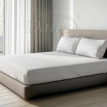 Povlečení Dante Hotelové Jersey prostěradlo bílé - jednolůžko 90x200cm