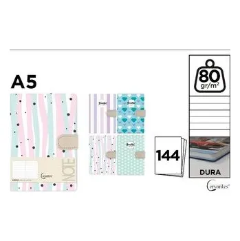 Set školních potřeb Notes A5/144K z zamknięciem na magnes MIX