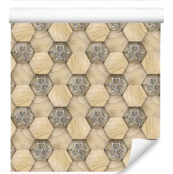 Tapeta 3D tapeta s motivem dřeva /1098485828