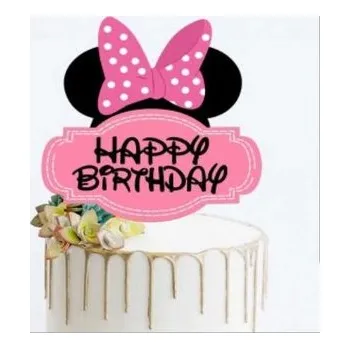 Přisada na vaření a pečení Zápich do dortu Minnie Happy Birthday - Cakesicq (cs, Cakesicq)